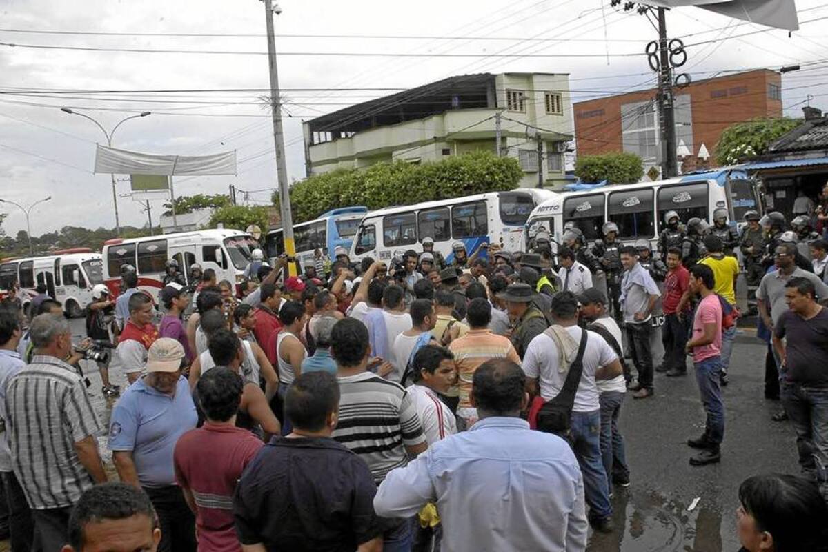 Alcalde y transportadores en paro se reunirán por tercera vez (Foto: Archivo/ VANGUARDIA LIBERAL)