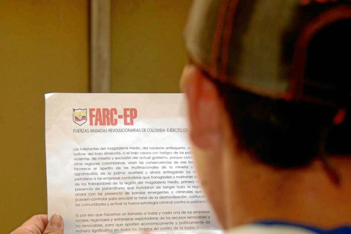 Farc buscan niños en colegios de Cali para repartir panfletos (Foto: Archivo/VANGUARDIA LIBERAL)