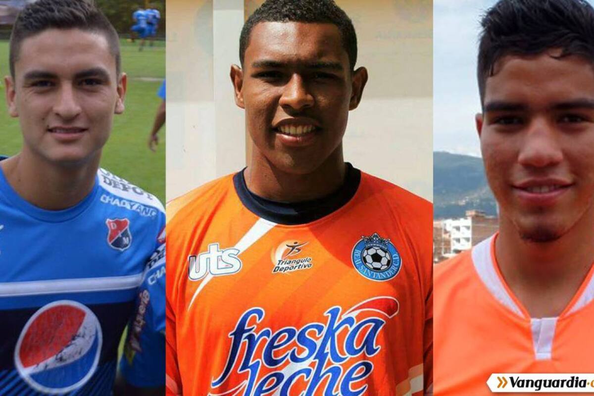 Eduard Andrés Atuesta, Jaime David Mora y Michael Nike Gómez son los jugadores santandereanos que harán parte de la Selección Colombia en el Suramericano de Ecuador. (Foto: Archivo/VANGUARDIALIBERAL)