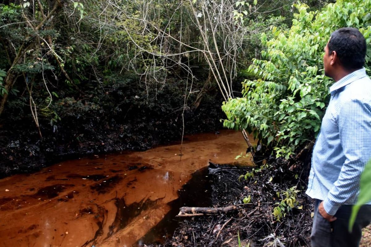 'Drástica sanción recibiría Ecopetrol si ocultó datos sobre derrame de crudo en Santander' (Foto: Edgar Pernett/VANGUARDIA LIBERAL)