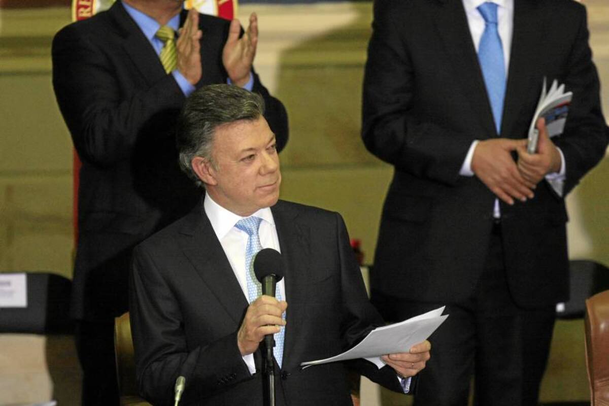 Santos adelantará un consejo de seguridad en Caquetá (Foto: Colprensa/VANGUARDIA LIBERAL)