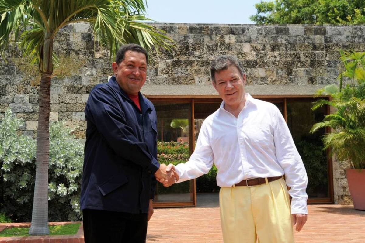 Chávez y Santos se reunirá el 28 de noviembre en Caracas (Foto: Archivo/VANGUARDIA LIBERAL)