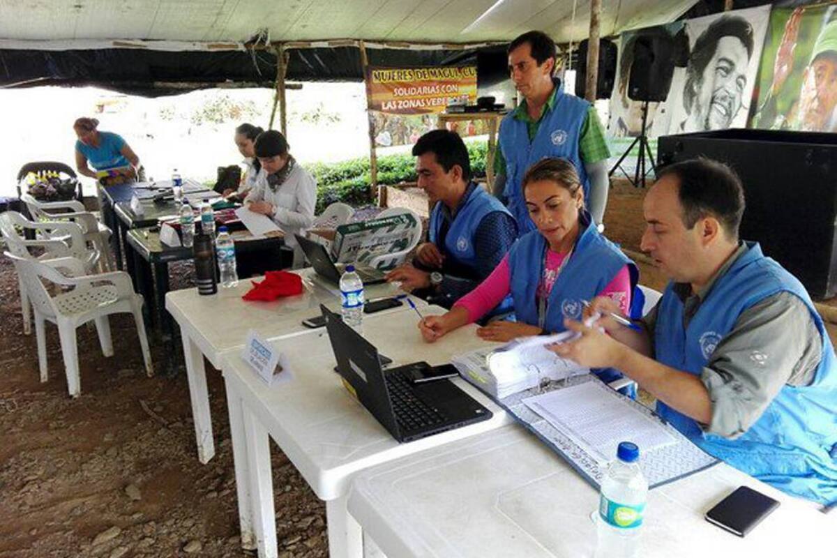 ONU confirmó que las Farc entregaron el 30 % de su armamento (Foto: Colprensa /VANGUARDIA LIBERAL)