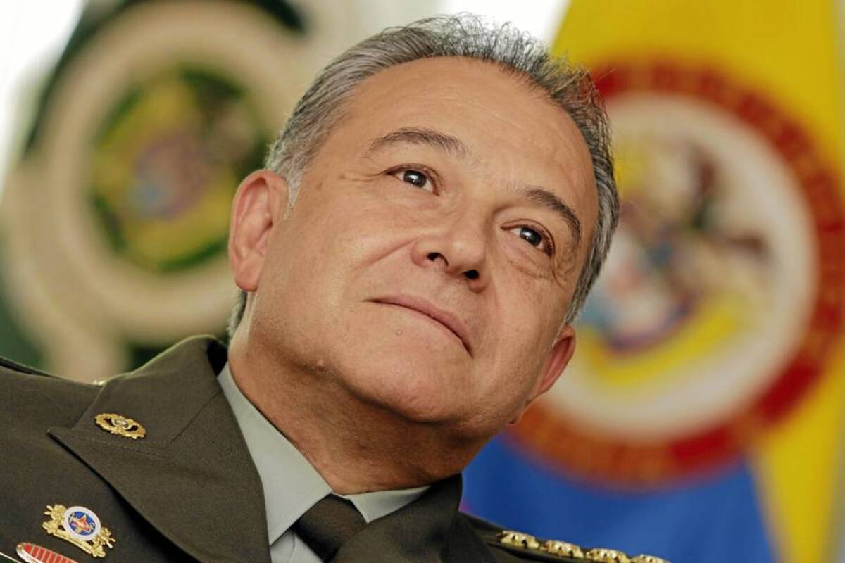 El general Naranjo se despidió de los policías del mundo (Foto: Colprensa/VANGUARDIA LIBERAL)
