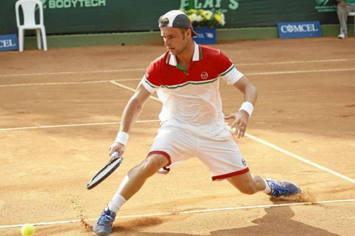 Ungur y Odesnik en la final del Bolivar Open (Foto: César Flórez / VANGUARDIA LIBERAL)
