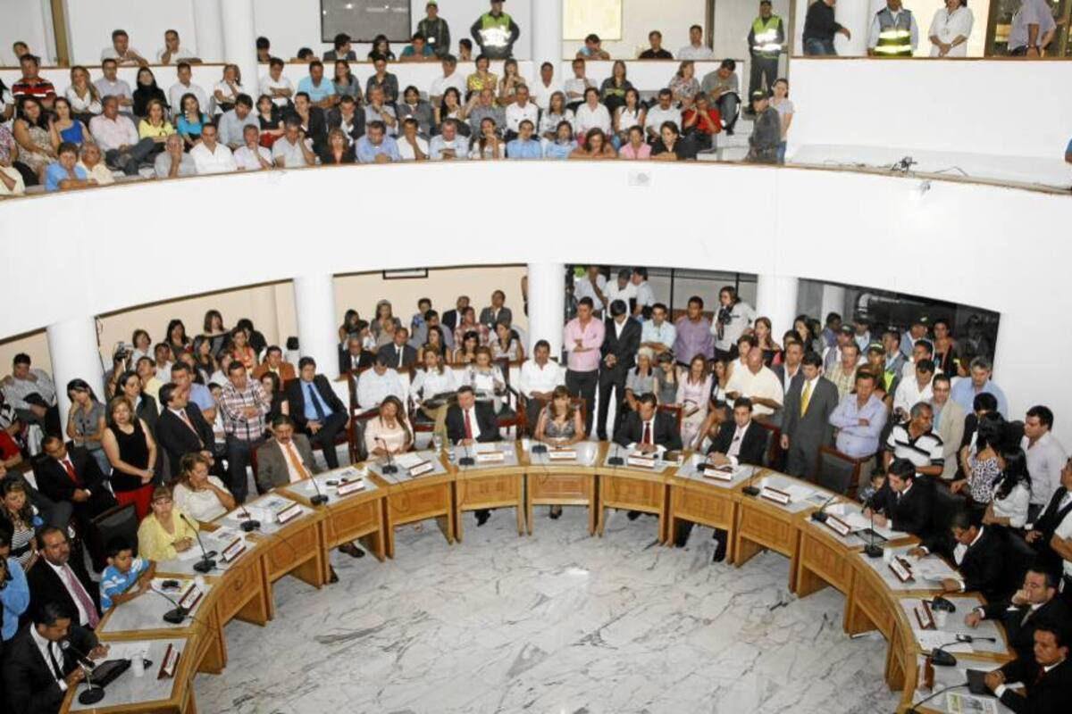 Acto de posesión de dos concejales de Bucaramanga se avaló vía Skype (Foto: Archivo / Vanguardia Liberal)