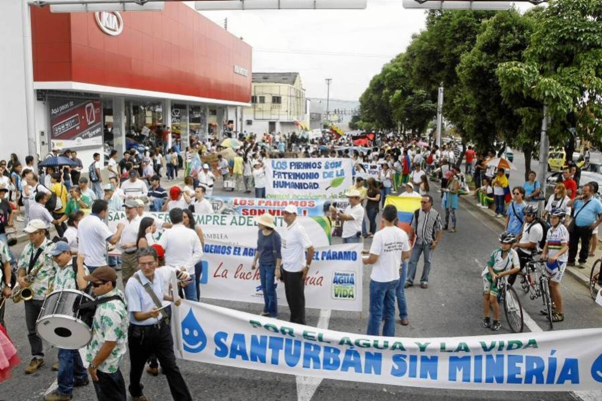 Pequeños mineros de Santander marcharán mañana (Foto: Archivo/VANGUARDIA LIBERAL)