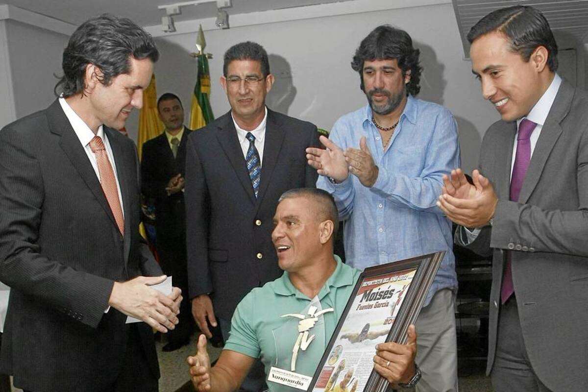 Moisés Fuentes, el mejor en el 2012 (Foto: César Flórez / VANGUARDIA LIBERAL)