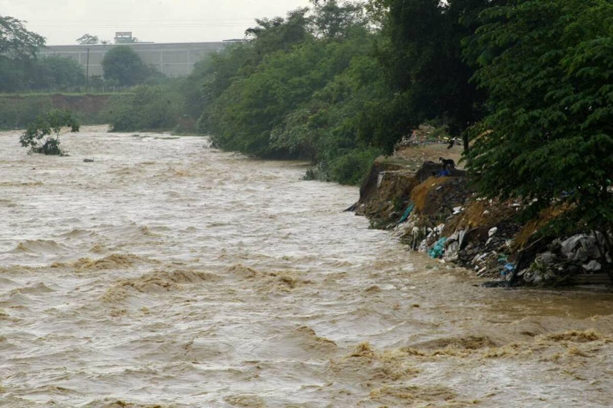 Las lluvias tienen en alerta a Girón, Santander (Foto: César Flórez/VANGUARDIA LIBERAL)