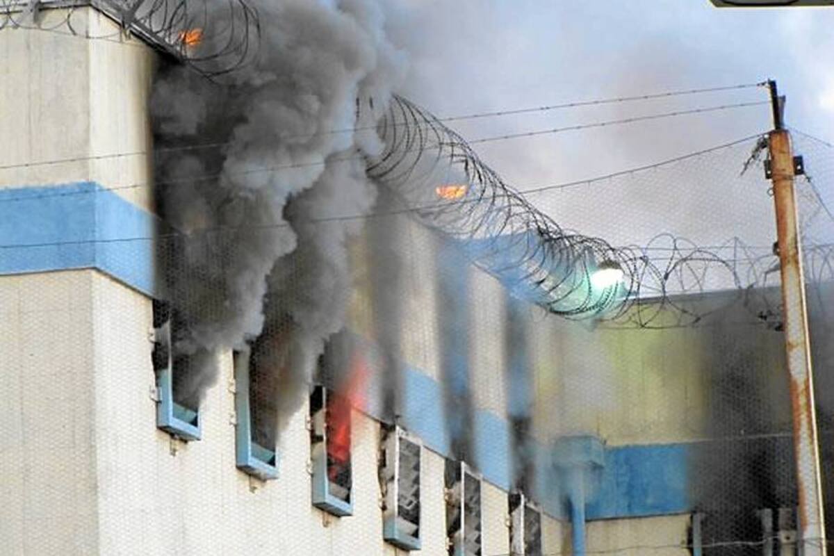 Se desata incendio en penal de San Pedro Sula en Honduras (Foto: TOMADA DE INTERNET/VANGUARDIA.COM)