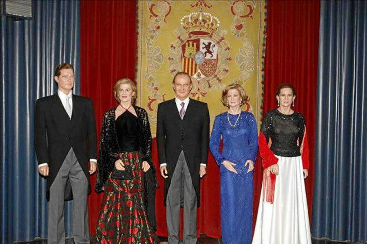 El Museo de Cera de Madrid también aparta al yerno del Rey de la familia real (Foto: Tomada de Internet/ VANGUARDIA LIBERAL)