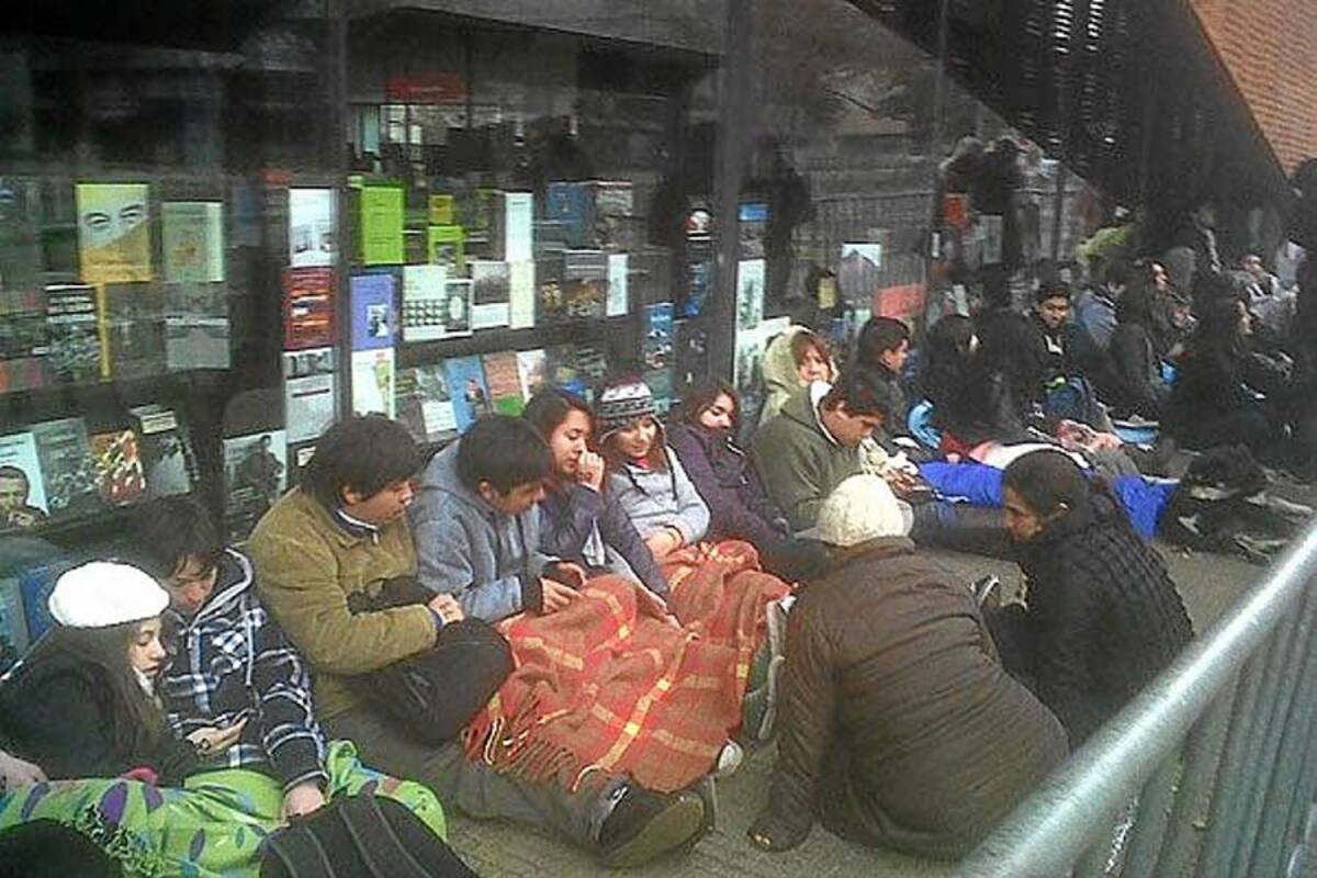 Fans chilenos de Lady Gaga acampan en Santiago antes de su concierto (Foto: Tomada de Internet/VANGUARDIA LIBERAL)