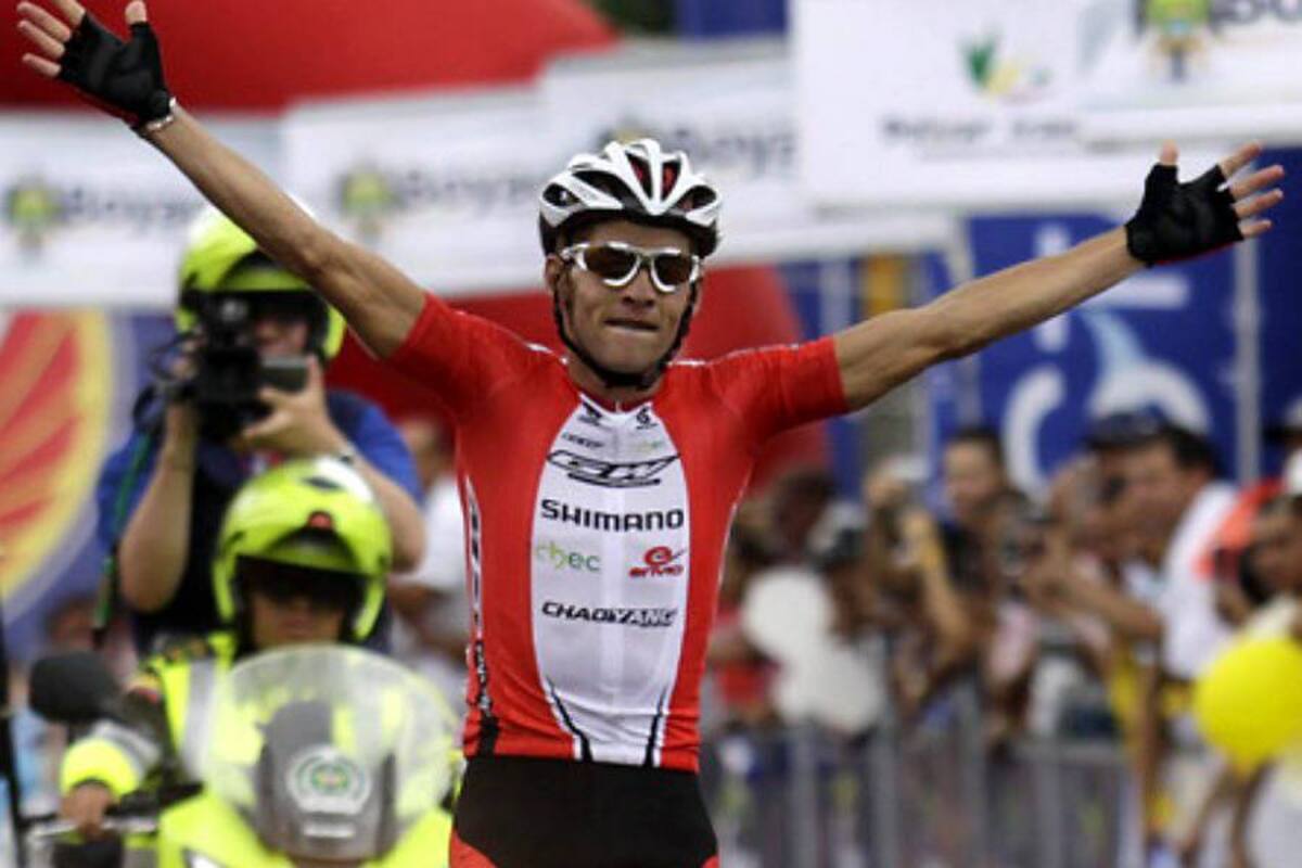 Óscar Sánchez con un minuto de ventaja en la Vuelta a Costa Rica (Foto: Colprensa/VANGUARDIA LIBERAL)