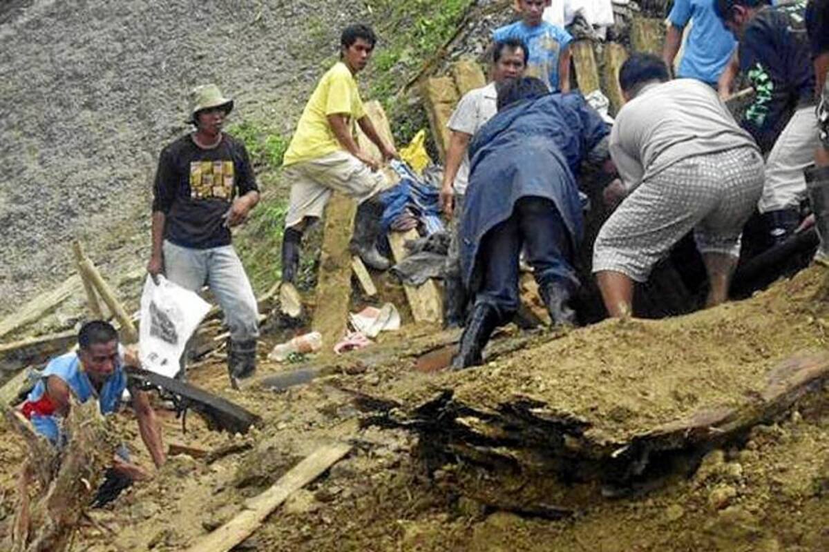 Avalancha en Filipinas deja al menos 25 muertos y 100 desaparecidos (Foto: Tomada de Internet/ VANGUARDIA LIBERAL)