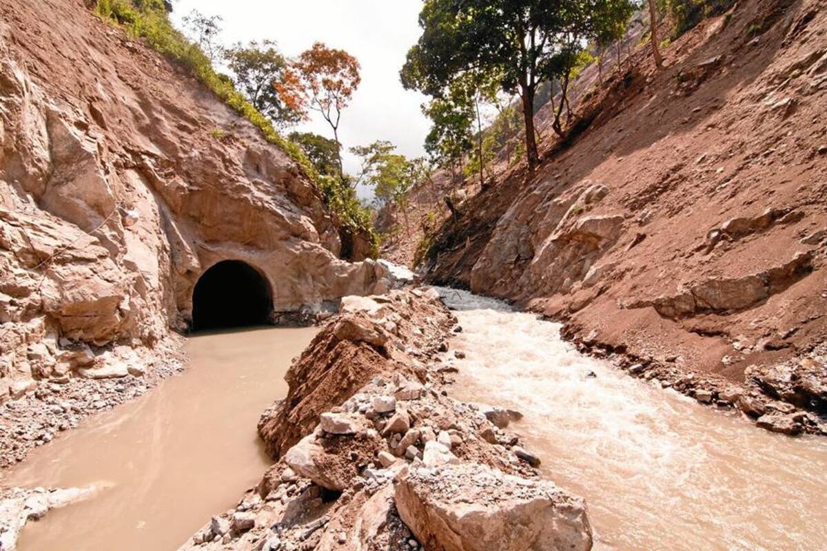 Río Tona fue desviado para construir el embalse de Bucaramanga (Foto: Suministrada/ Vanguardia Liberal)