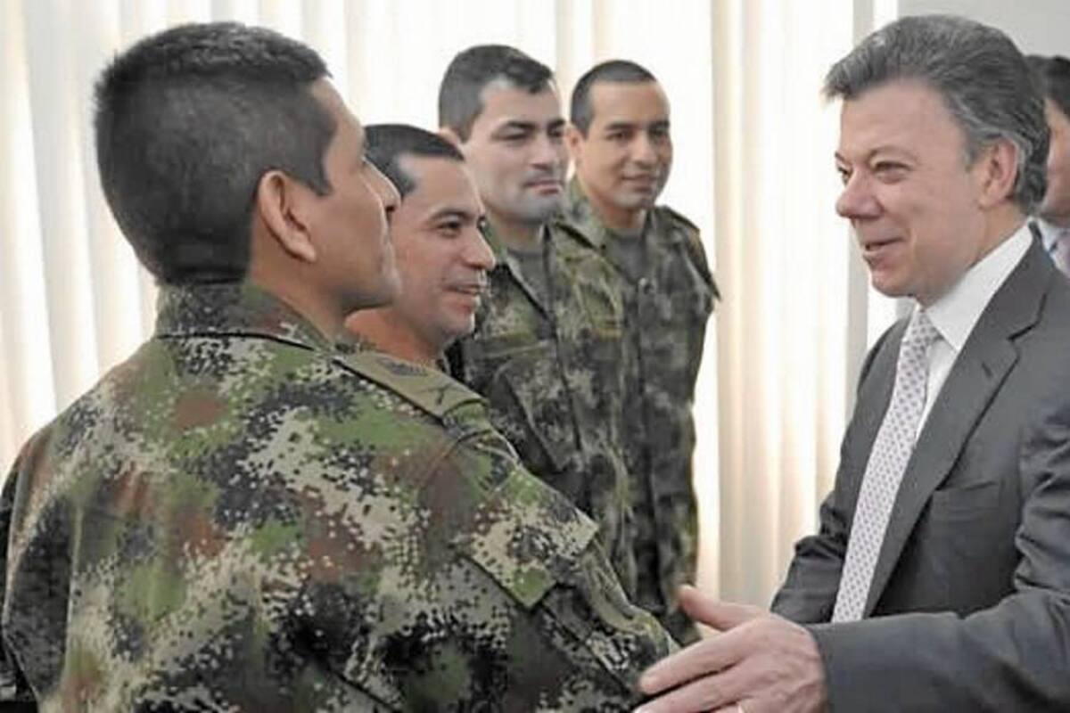 Santos destacó entereza de los liberados: “dijeron estar listos para seguir combatiendo” (Foto: Tomada de la Presidencia de la República/VANGUARDIA LIBERAL)