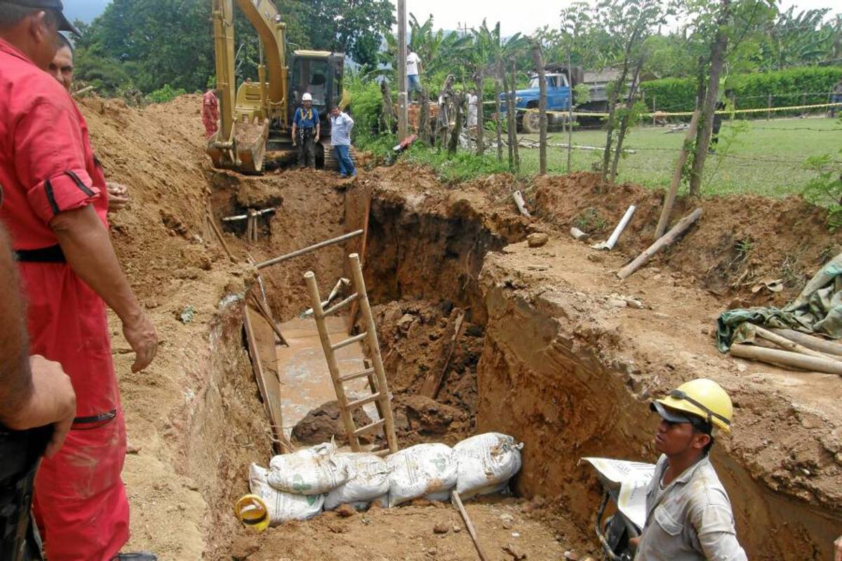 Obrero murió sepultado por un derrumbe en Piedecuesta (Foto: Archivo/VANGUARDIA LIBERAL)