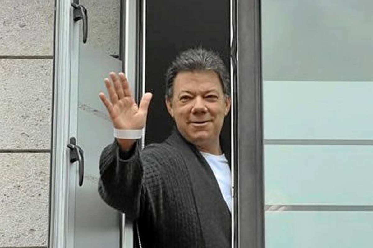 Santos reaparece tras cirugía (Foto: Tomada de www.presidencia.gov.co/VANGUARDIA LIBERAL)