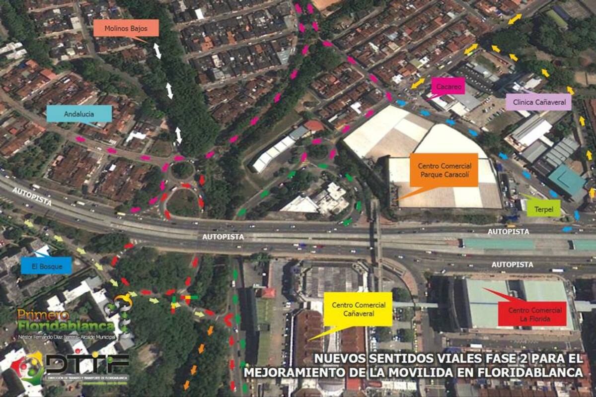 Conozca los cambios viales en Cañaveral tras la apertura de centro comercial (Foto: Foto Suministrada/VANGUARDIA LIBERAL)