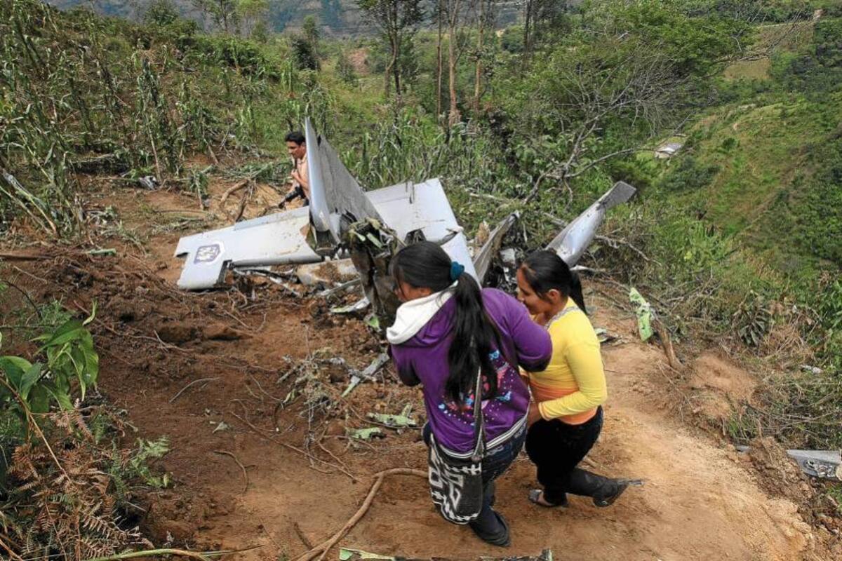 Tripulantes del avión de la Fac no murieron por herida de bala (Foto: Colprensa / VANGUARDIA LIBERAL)