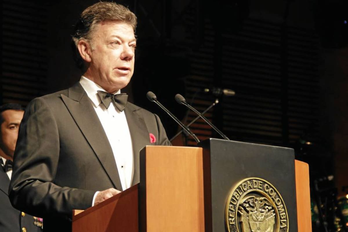 Presidente Santos posesiona a Edgar Sanabria como nuevo magistrado de la Judicatura (Foto: Colprensa/VANGUARDIA LIBERAL)