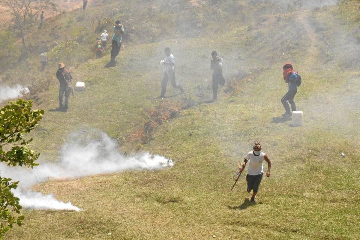 Un tribunal indígena enjuicia a cuatro presuntos miembros de las Farc (Foto: Colprensa / VANGUARDIA LIBERAL)