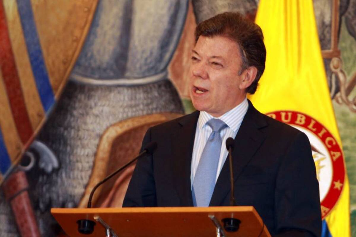 El presidente Juan Manuel Santos (Foto: Colprensa/ VANGUARDIA LIBERAL)
