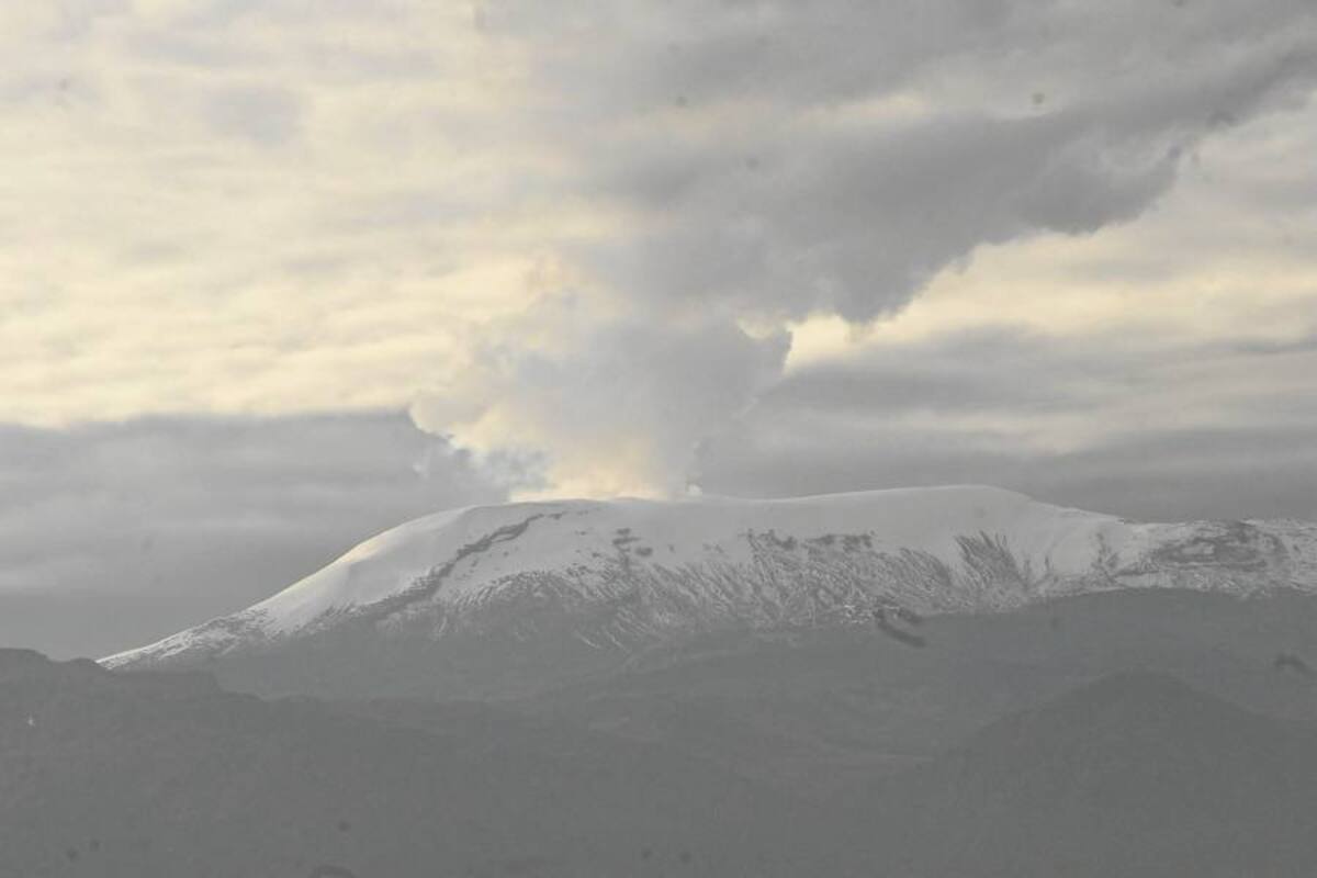 Ceniza del Nevado del Ruíz llega a Pereira y Dosquebradas (Foto: Colprensa/VANGUARDIA LIBERAL)