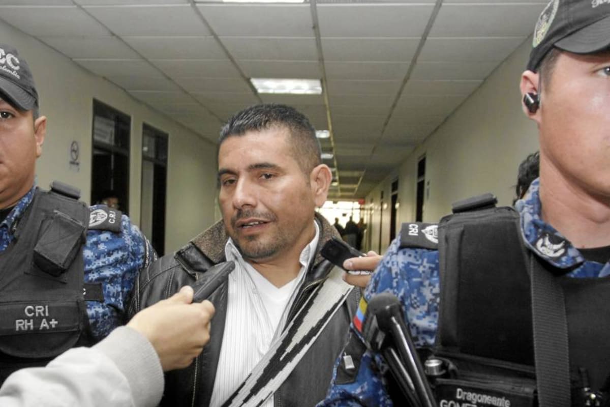 Raúl Agudelo Medina, alias ‘Olivo Saldaña’ (Foto: Colprensa/VANGUARDIA LIBERAL)