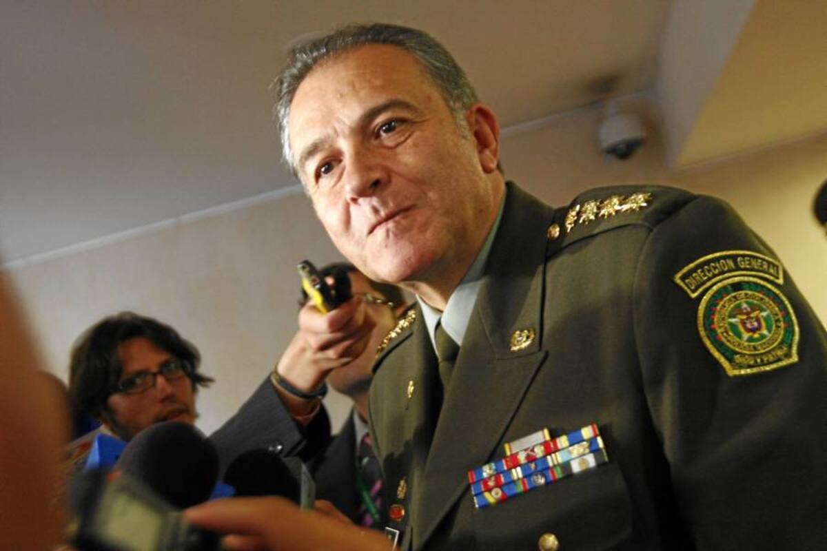 General Naranjo sigue en la Policía hasta julio de este año (Foto: Colprensa / VANGUARDIA LIBERAL)