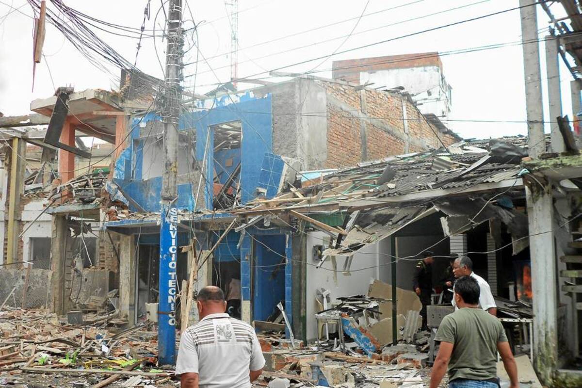 Atentado terrorista en Tumaco deja nueve personas muertas y 71 heridos (Foto: Colprensa/VANGUARDIA LIBERAL)