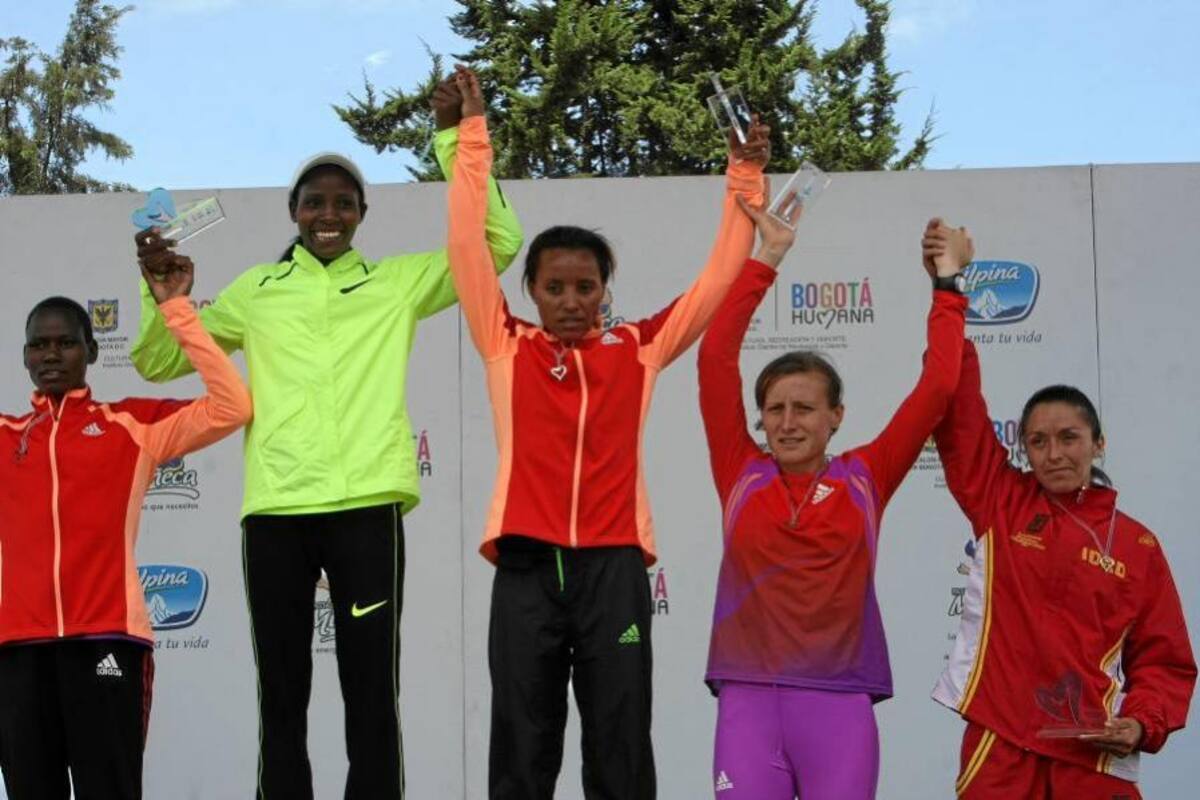 Africanas se montaron en el podio de la carrera de la mujer (Foto: Archivo/VANGUARDIA LIBERAL)