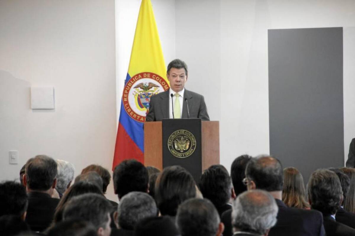 Santos resalta apoyo a Colombia por su política ambiental (Foto: Archivo/ VANGUARDIA LIBERAL)