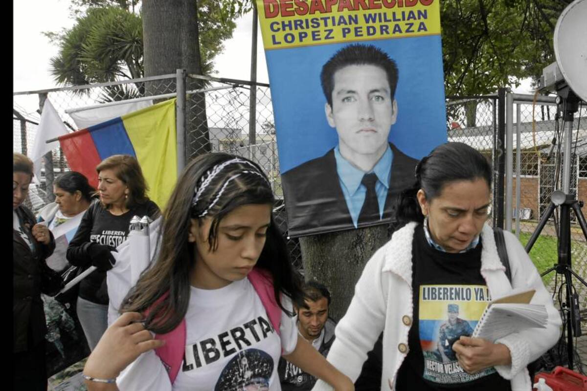 Familiares de víctimas de las Farc se congregan en Bogotá (Foto: Archivo/VANGUARDIA LIBERAL)