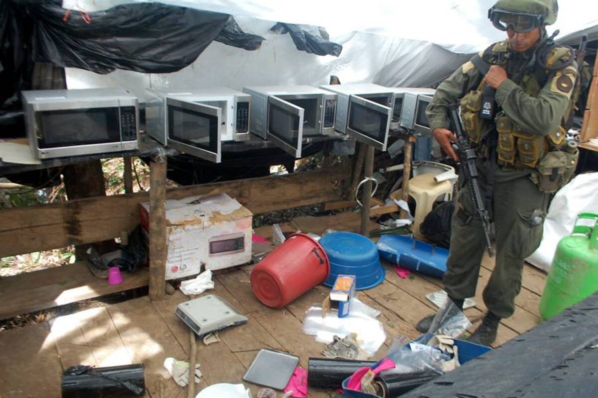 Policía destruye 35 laboratorios de cocaína en zona del Catatumbo (Foto: Suministrada/ VANGUARDIA LIBERAL)