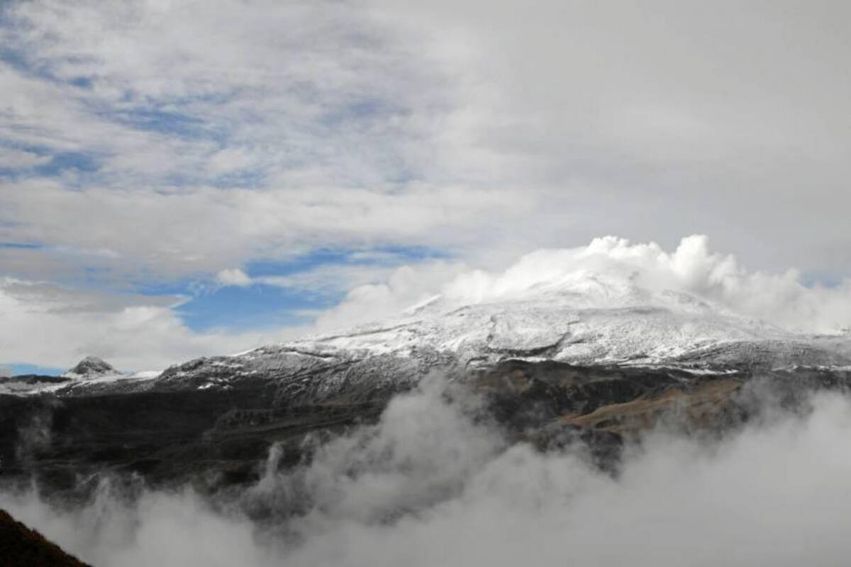 Continúa actividad en el volcán nevado del Ruiz (Foto: Colprensa/VANGUARDIA LIBERAL)