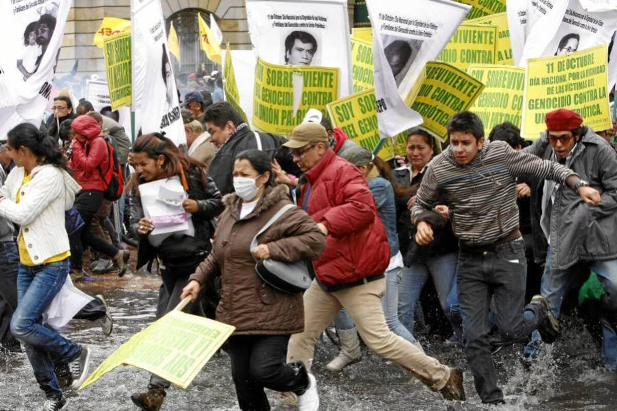 Más de 60 detenidos en Bogotá por marchas en el Día del Trabajo (Foto: Colprensa/VANGUARDIA LIBERAL)
