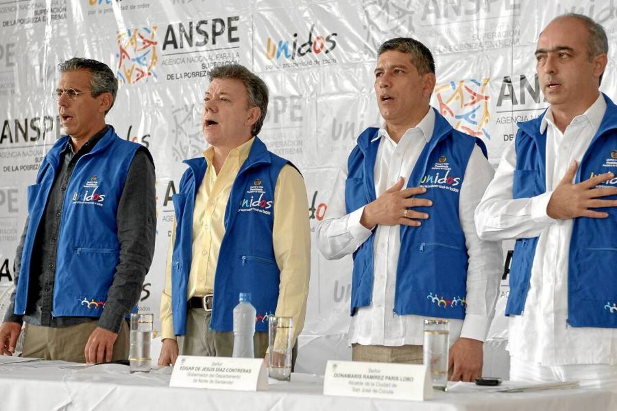 El presidente Juan Manuel Santos visitó Cúcuta este viernes (Foto: Colprensa/VANGUARDIA LIBERAL)