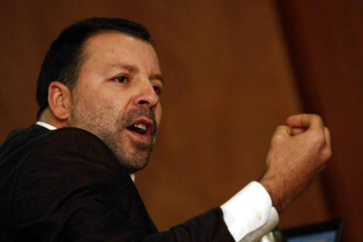 Este jueves en los Tribunales Especiales, Fredy Rendón Herrera, alias 'El Alemán' declaró en el juicio que se adelanta en su contra por sus actividades paramilitares. (Foto: Colprensa / VANGUARDIA LIBERAL)