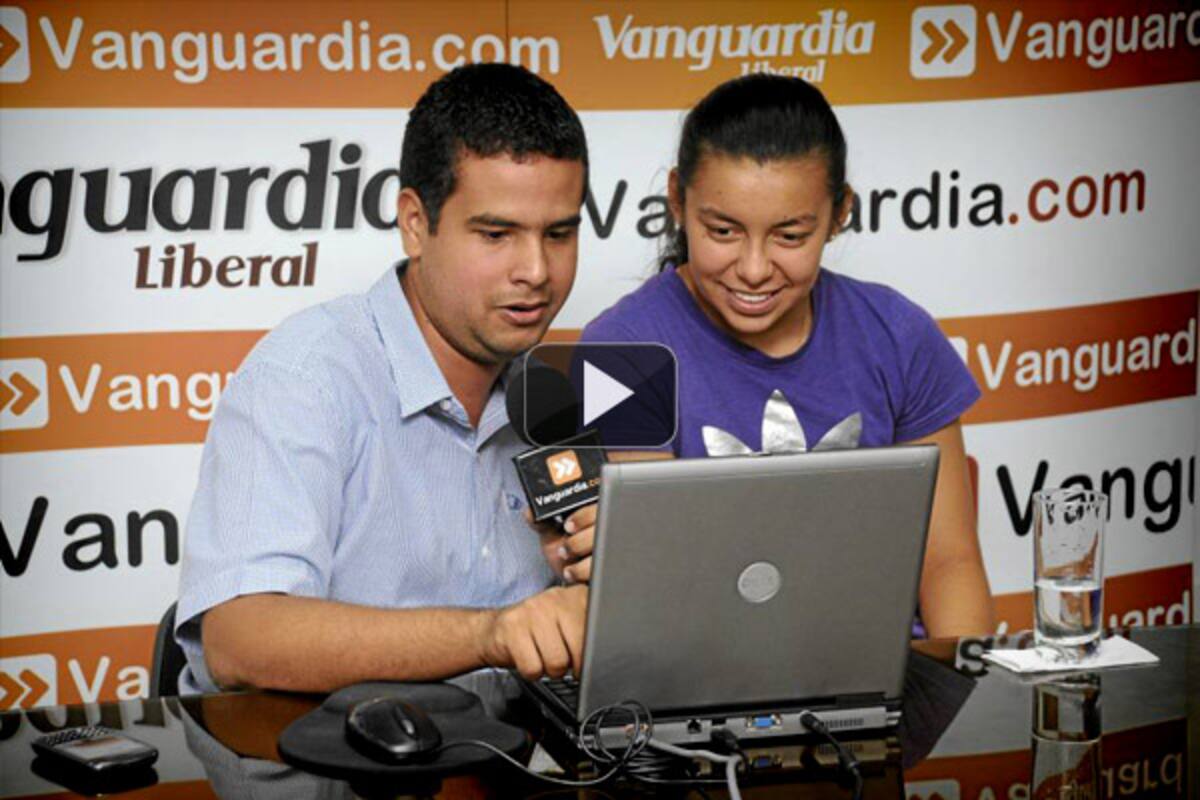 Yoreli Rincón les contó a los usuarios de Vanguardia.com que jugará fútbol profesional en Brasil (Foto: Hernando Galeano/ VANGUARDIA LIBERAL)