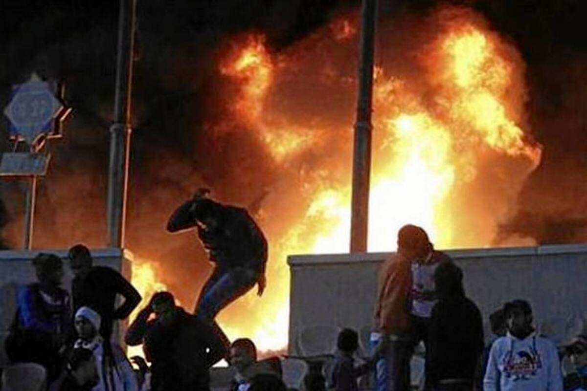 Así se vivió el partido en Egipto en donde murieron 73 personas (Foto: Tomado de internet/ VANGUARDIA LIBERAL)