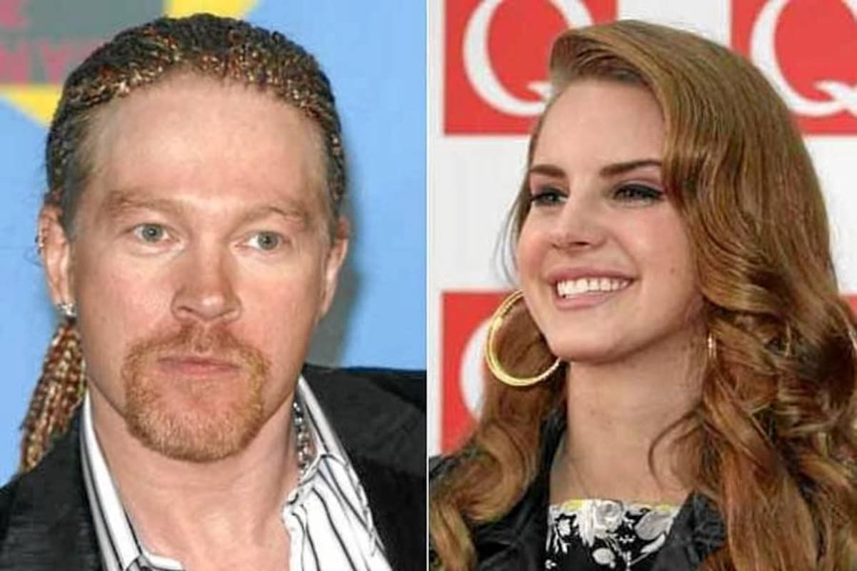 Axl Rose y Lana del Rey estarían saliendo juntos. (Foto: TOMADA DE INTERNET/VANGUARDIA.COM)