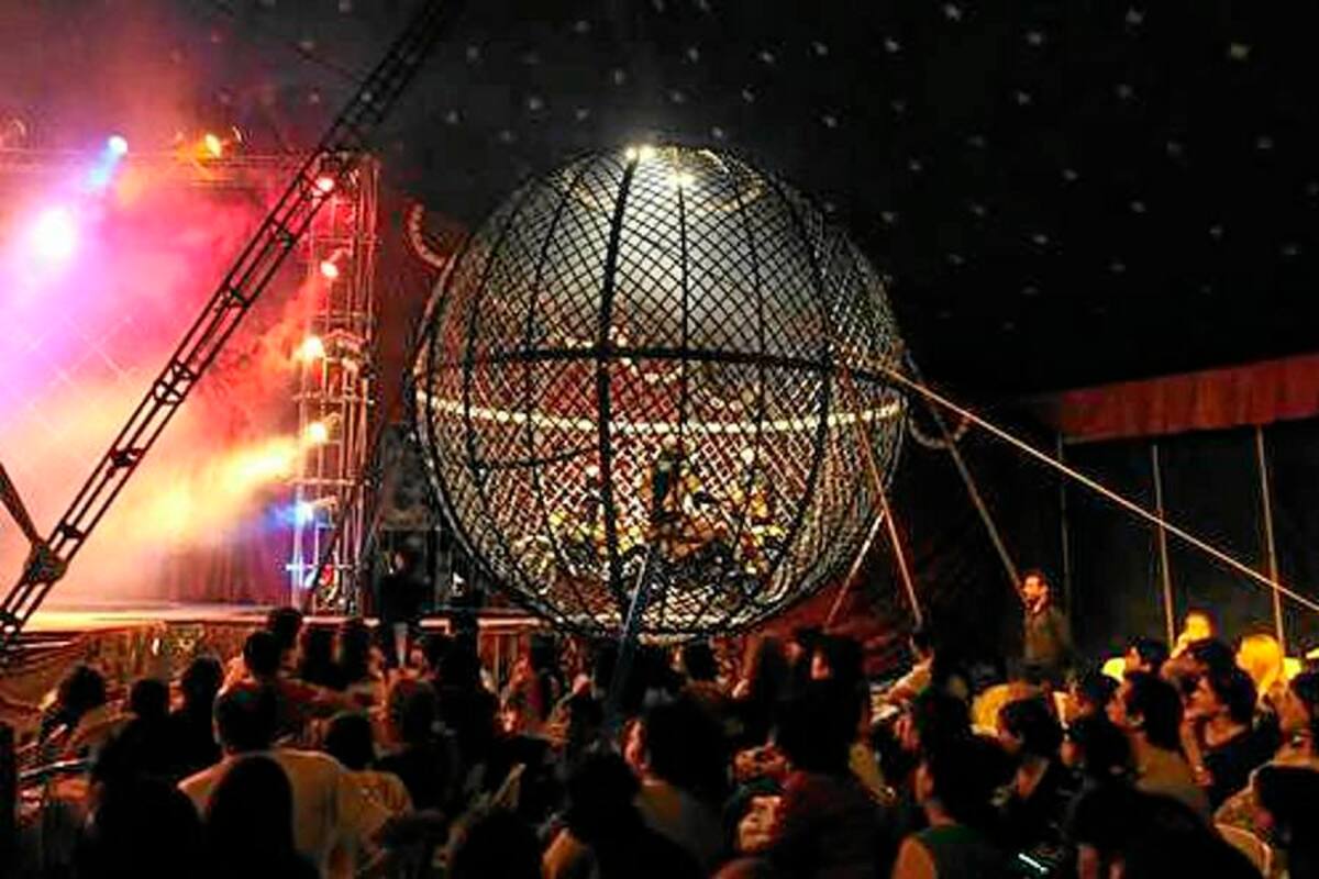 Cuatro motociclistas accidentados en función de circo en Cali (Foto: Tomado de Internet/VANGUARDIA LIBERAL)
