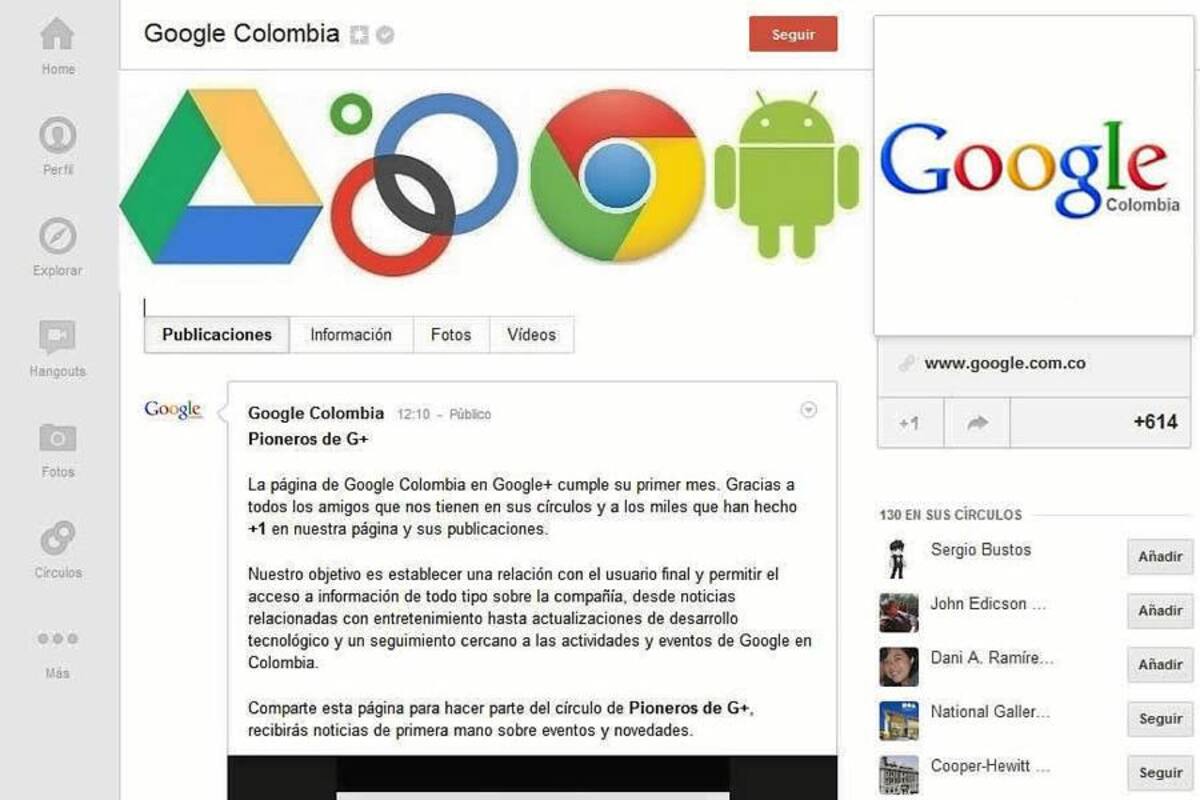 Google + lanza su página en Colombia (Foto: Tomado de Internet/ VANGUARDIA LIBERAL)