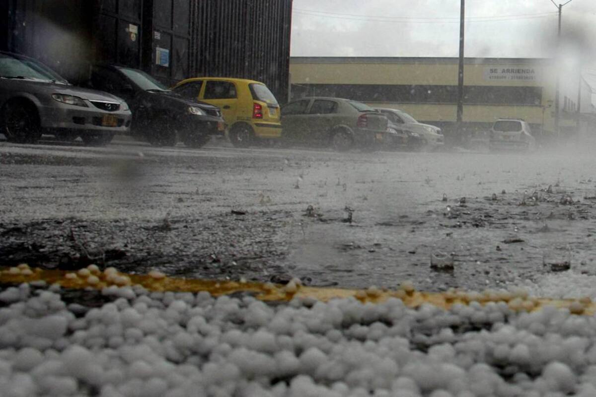 Granizadas podrían repetirse en la Región Andina: Ideam (Foto: Colprensa/VANGUARDIA LIBERAL)