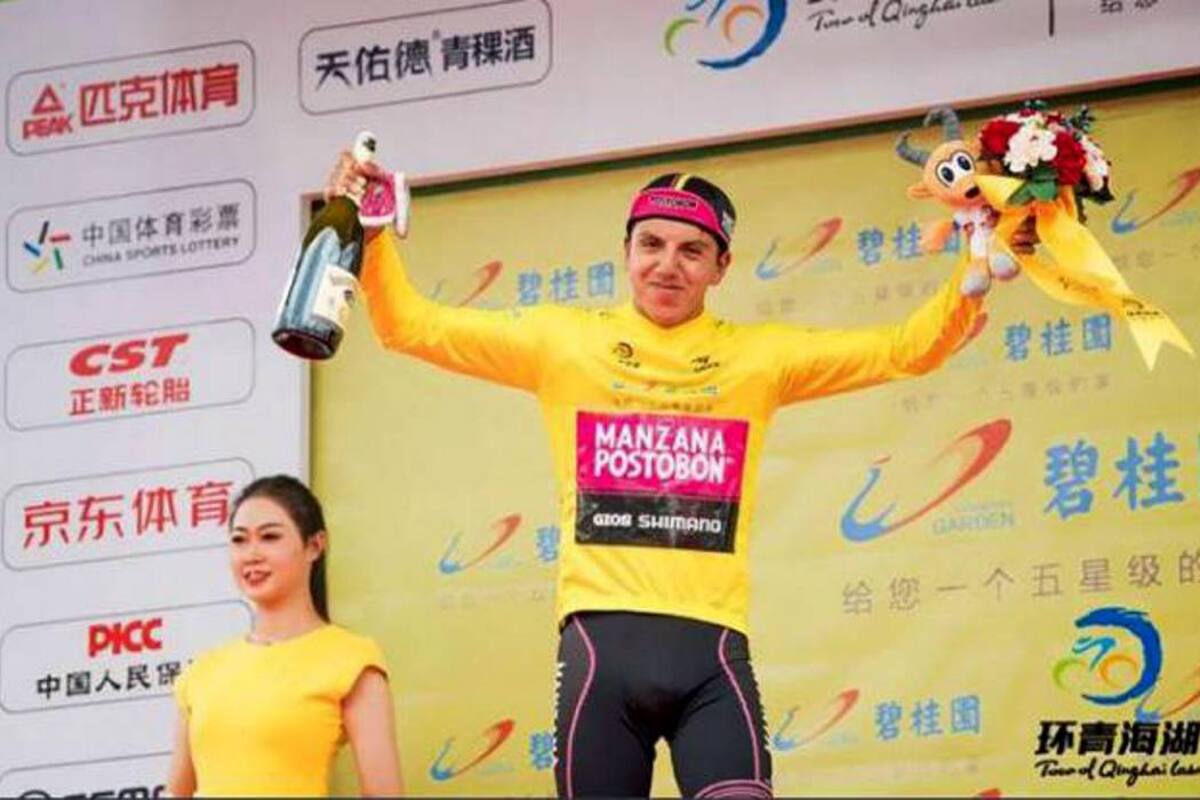 El colombiano Hernán Aguirre gana la Vuelta ciclista del Lago de Qinghai (Foto: Tomada de El Universal/VANGUARDIA LIBERAL)