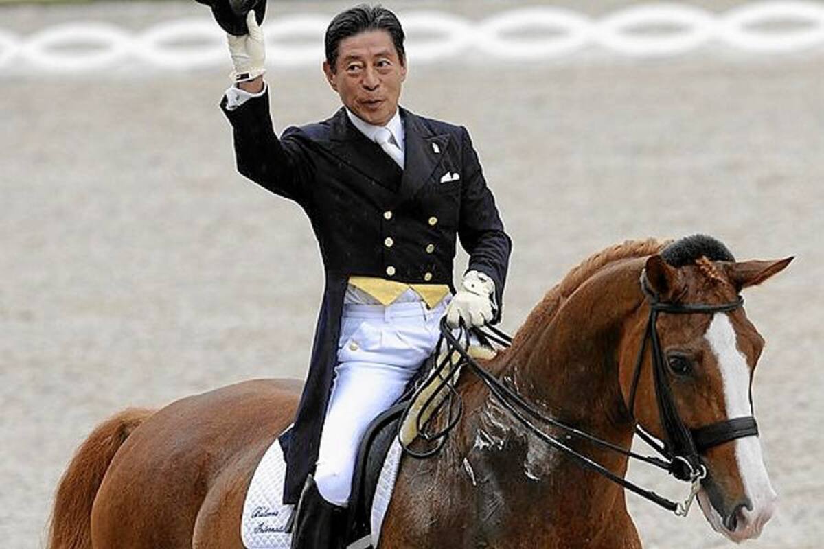 Un jinete japonés de 70 años se clasifica para los Juegos de Londres (Foto: Tomado de internet/ VANGUARDIA LIBERAL)
