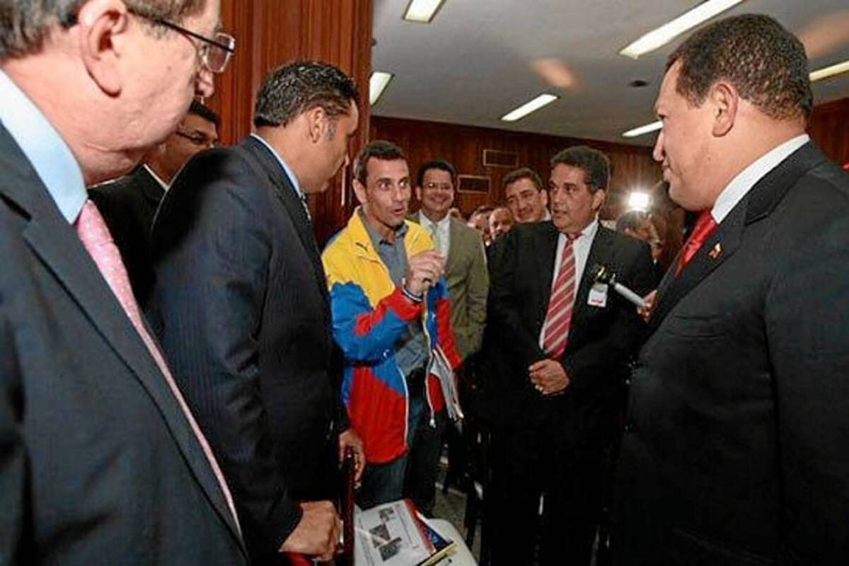 Capriles reta a Chávez a no usar fondos del Estado en la campaña electoral (Foto: Tomada de internet/VANGUARDIA LIBERAL)