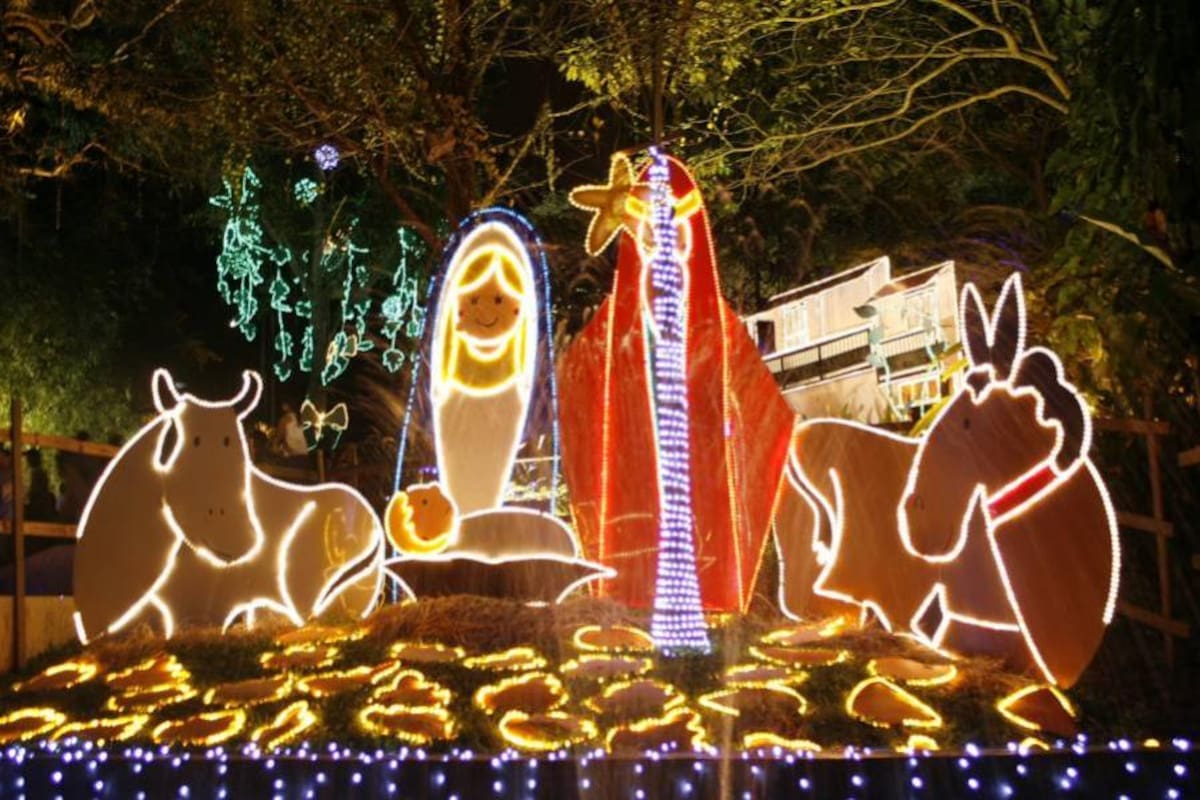 Se encendieron las luces de Navidad en el Parque del Agua (Foto: Archivo/VanguardiaLiberal)