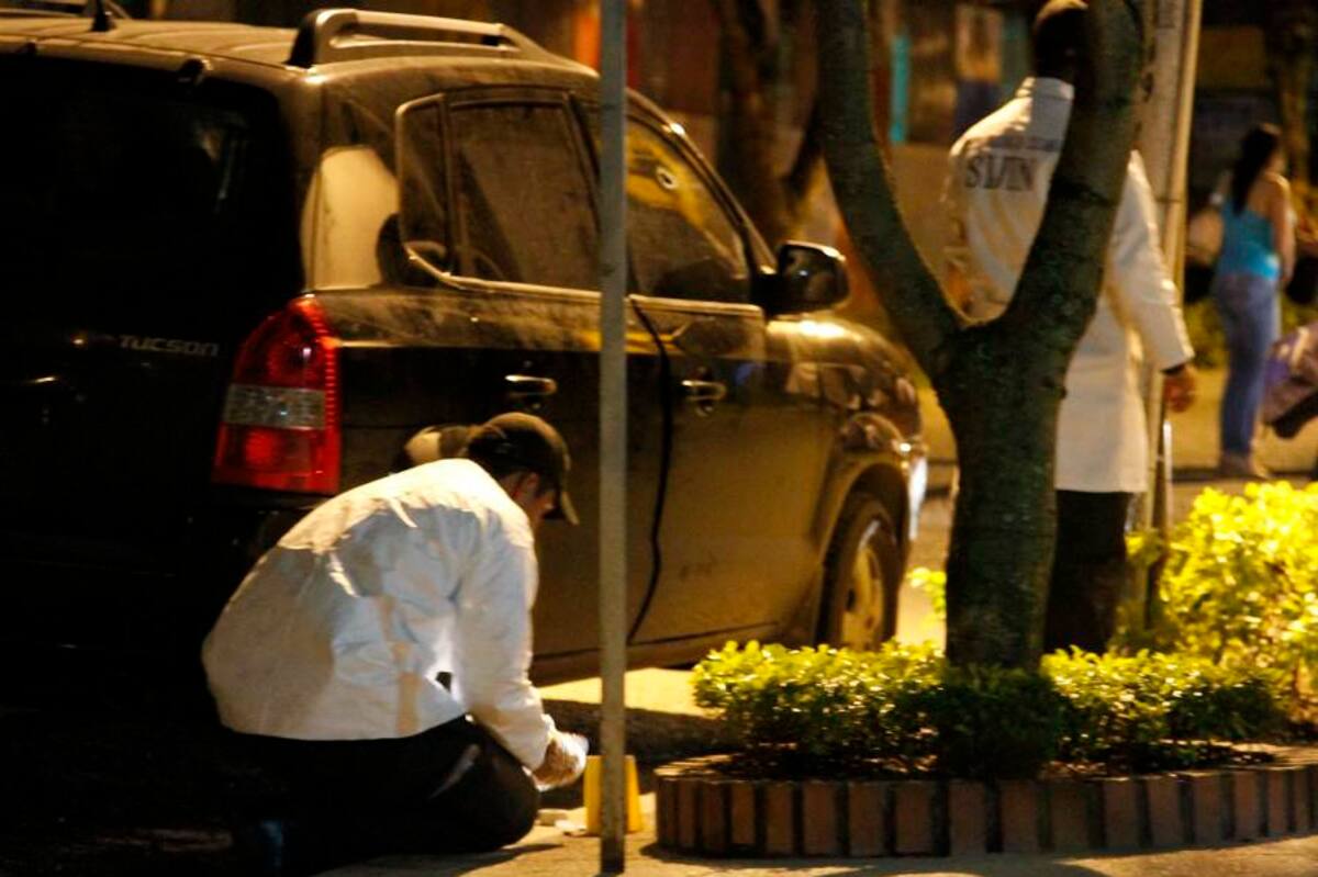 Intento de atraco terminó en balacera en Bucaramanga (Foto: Marco Valencia / VANGUARDIA LIBERAL)